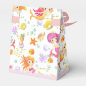 人魚のホワイト フェイバーボックス (裏面サイド)