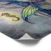 人魚のポスターの下に置かれているもの ポスター (角)