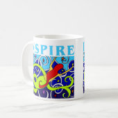 人魚のマグをインスパイア マグカップ (正面左)