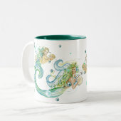 人魚のマグ ツートーンマグカップ (正面左)
