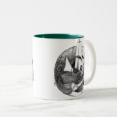 人魚のマグ ツートーンマグカップ (正面右)