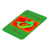 人魚のメリークリスマス マグネット (左側)