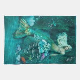 人魚のラグーン キッチンタオル