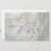 人魚の並んだ小さな文房具 便箋 (正面/裏面)