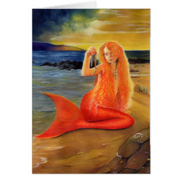 人魚の主日没カード