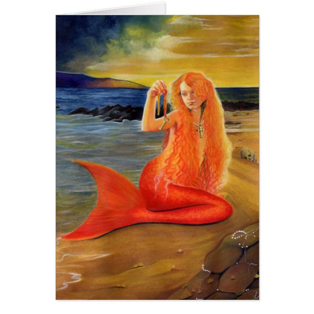 人魚の主日没カード (正面)