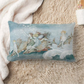 人魚の乗車 ランバークッション (ブランケット)