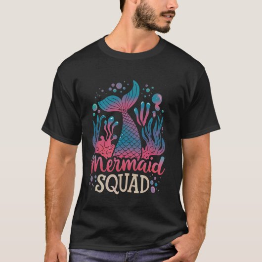人魚の人魚チーム Tシャツ (正面)
