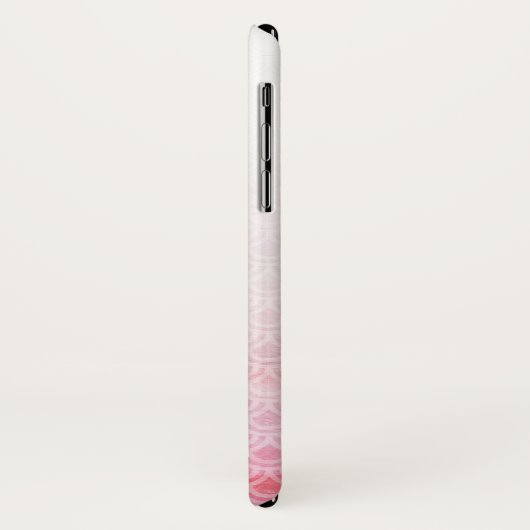 人魚の休みのピンクの水彩画の電話箱 Case-Mate iPhoneケース (裏面/左)