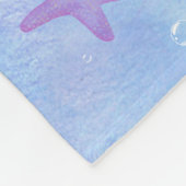 人魚の体|の水中魚のファンタジーの名前をカスタムする フリースブランケット (角)