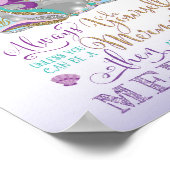 人魚の保育園の装飾　海の下の壁画 ポスター (角)