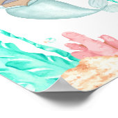 人魚の保育園ポスター 海の子供部屋 プリント (角)