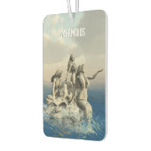 人魚の像。カスタマイズ カーエアーフレッシュナー (左)