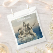 人魚の像。カスタマイズ フェイバーバッグ (クリップ留めされた状態)