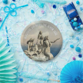 人魚の像。カスタマイズ ペーパープレート (パーティー)