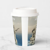 人魚の像。カスタマイズ 紙コップ (左)