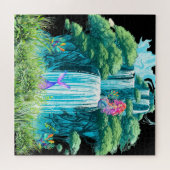 人魚の入った滝 ジグソーパズル (横)