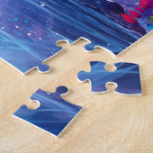 人魚の入った滝 ジグソーパズル (側面)