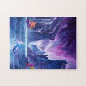 人魚の入った滝 ジグソーパズル (横)