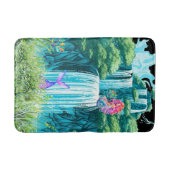 人魚の入った滝 バスマット (正面)