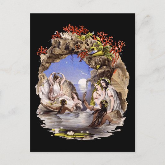 人魚の入江の郵便はがき ポストカード (正面)