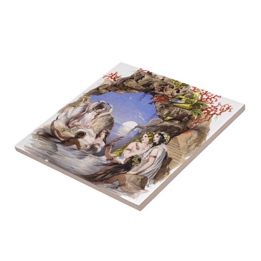 人魚の入江 タイル (側面)