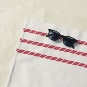 人魚の勤務外パーソナライズされた ビーチタオル (インサイチュ)