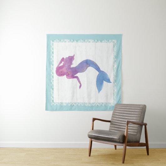 人魚の友人III タペストリー (インサイチュ)