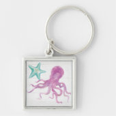 人魚の友人V キーホルダー (正面)