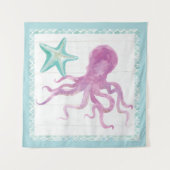 人魚の友人V タペストリー (正面(横))