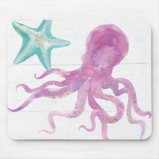 人魚の友人V マウスパッド (正面)