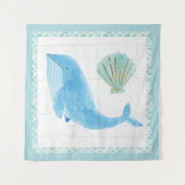 人魚の友人VII タペストリー (正面(横))