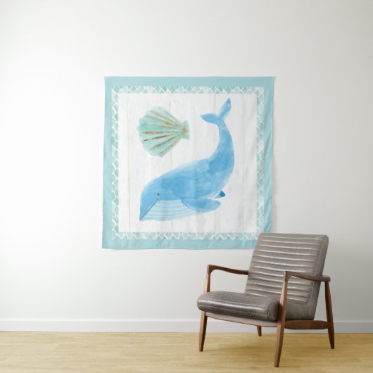 人魚の友人VII タペストリー (インサイチュ)