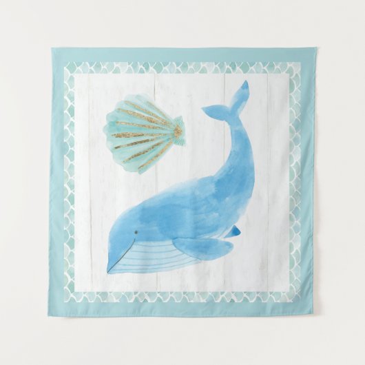 人魚の友人VII タペストリー (正面)