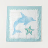 人魚の友人VIII タペストリー (正面(横))