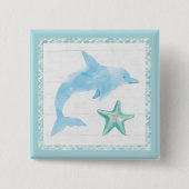 人魚の友人VIII 缶バッジ (正面)