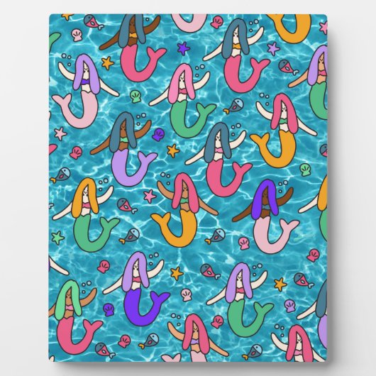 人魚の友達 フォトプラーク (正面)