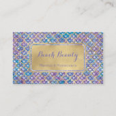 人魚の名刺青の巻き付き続きの玉 名刺 (正面)