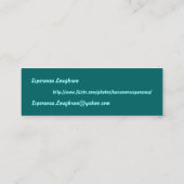 人魚の名刺 スキニー名刺 (裏面)