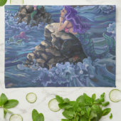 人魚の城 キッチンタオル (折り畳み)
