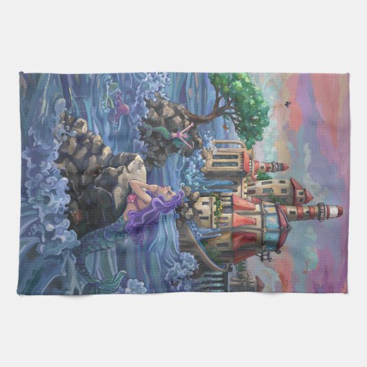 人魚の城 キッチンタオル (横)