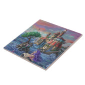 人魚の城 タイル (側面)