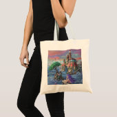人魚の城 トートバッグ (正面(商品))