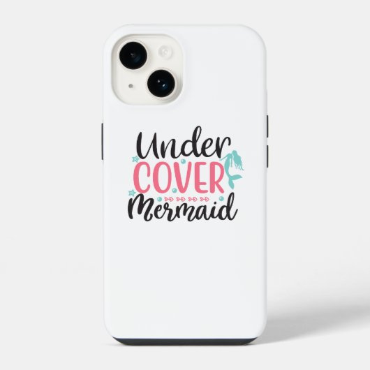 人魚の変装 iPhoneケース (裏面)