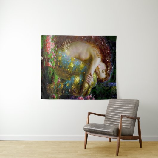 人魚の夢 タペストリー (インサイチュ(横))