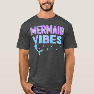 人魚の女性の夏休み分隊の女の子に~する Tシャツ