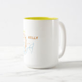 人魚の妖精 ツートーンマグカップ (正面右)