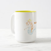 人魚の妖精 ツートーンマグカップ (正面左)