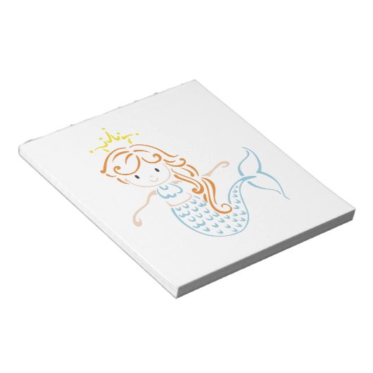 人魚の妖精 ノートパッド (アングル)