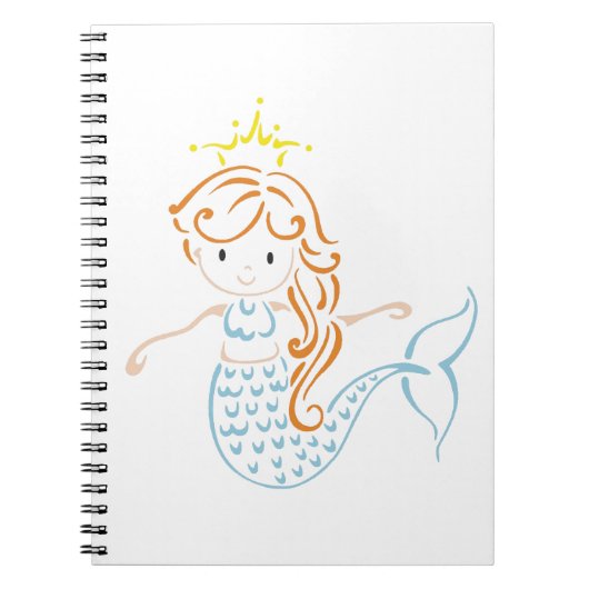 人魚の妖精 ノートブック (正面)